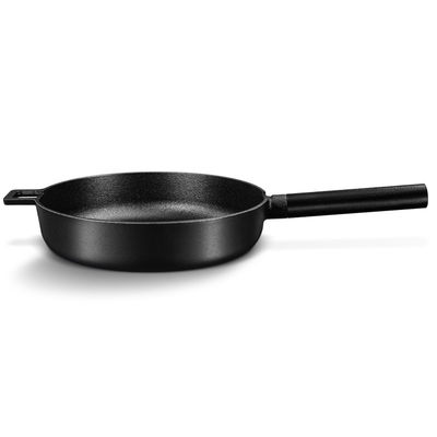Oil Less Iron Cast Skillets 28 Inch Non Stick Frying Pan 3.5kg Toxic Less